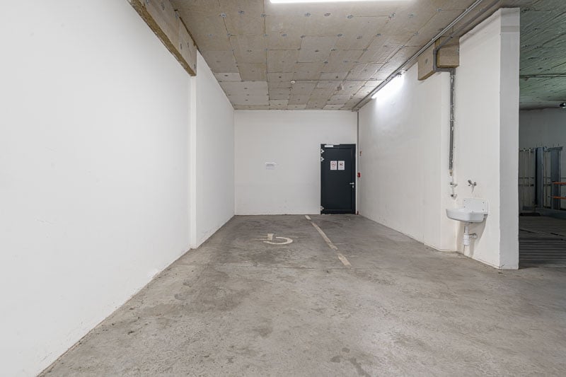 Private indoor parking space
